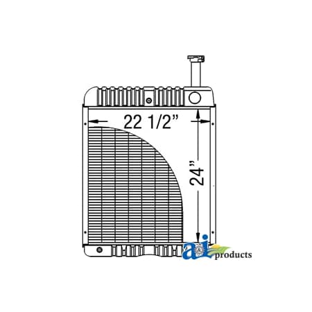 A & I Products Radiator 42" x29" x11" A-71611C1